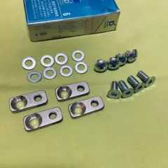 4セット■USナンバーフレーム 取り付けステー USDM ブラケット 汎用品