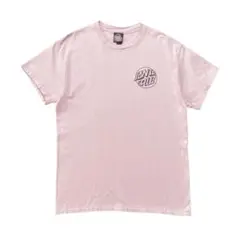 古着 サンタクルーズ Tシャツ ロゴ プリント ワンポイント ピンク メンズM