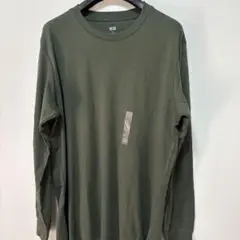 UNIQLO 長袖カットソー XL オリーブグリーン