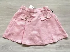 【新品】by LOVEIT ピンク ツイードスカート 140
