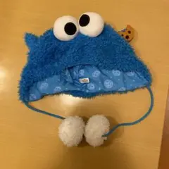 USJ セサミストリート クッキーモンスター ファンキャップ ポンポン付き