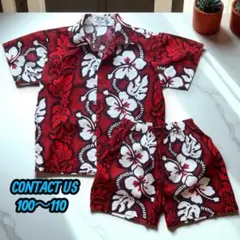 キッズ　KY'S USA アロハセットアップ 110