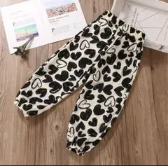 キッズパンツハート130サイズ ボトムスこども子供服こども服
