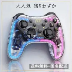 【特価】Switch コントローラー プロコン 透明 かっこいい おしゃれ新品