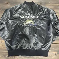 90s USA製 Gary YAMAMOTO 黒 ナイロンスタジャン L 2025年最新】ゲーリーヤマモト スタジャンの人気アイテム - メルカリ