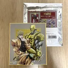 ジョジョの奇妙な冒険 アニメ10周年記念展 描きおろしメタリック色紙 DIO