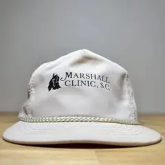 80-90sMarshall Clinicヴィンテージ キャップ 企業ロゴ