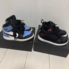 ジョーダン2足セット17.5Air Jordan 1 ブルー/ブラック/ホワイト