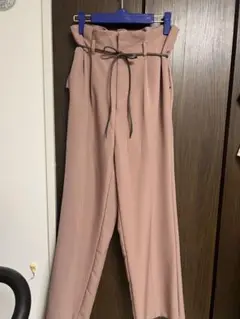 ピンク スラックス リボン付き