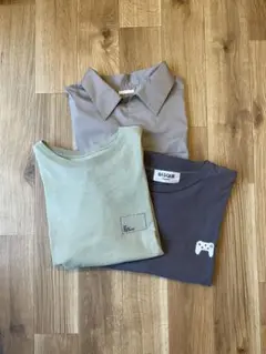 高校男子半袖シャツBASQUE、go slow caravan, GU セット