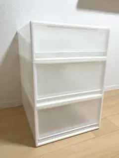 無印良品　ポリプロピレン　クローゼットケース3つセット
