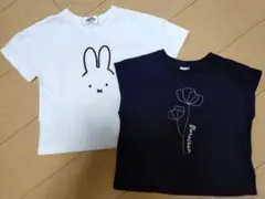 【2枚セット】半袖Tシャツ 100 ミッフィー RIO