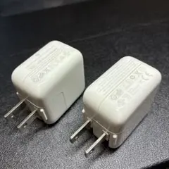 【Apple純正】iPhone iPad ACアダプタ充電器10W USB 2個