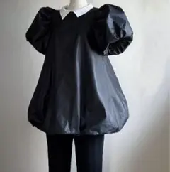 FERROW balloon balloon tops BLACK