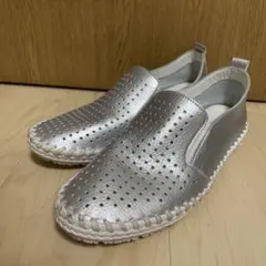 Shutte シルバー スリッポン