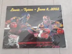 ルイス対タイソン ポスター 付きプログラム　2002年