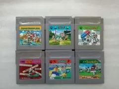 懐かしい! ゲームボーイGB 初期 ソフト マリオ テニス ゴルフ 野球 役満