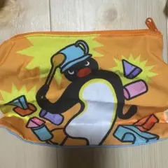 キャラクターポーチ オレンジ　ピングー　ガチャ　ポーチ　オレンジ　ガチャガチャ