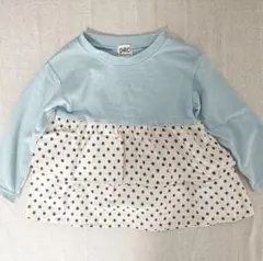 DRC branshes２段フリル長袖Tシャツ