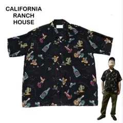 California ranch house 半袖　総柄シャツ　アロハシャツ