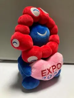 ミャクミャク もちもち ハート ぬいぐるみ キュート 大阪万博限定