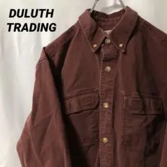 N-3506 DULUTH アメリカ古着 ワークシャツ 長袖シャツ M メンズ
