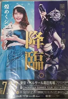スターダム STARDOM VIP席特典 直筆サイン入りポスター 上谷沙耶 最高の品質 予約中！】 スターダム 上谷沙耶 直筆サイン入り