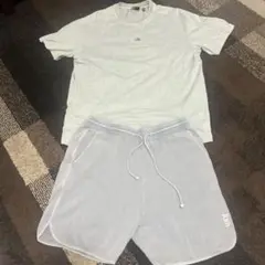 Kith 水色　Tシャツ & ショートパンツ セット L