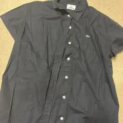 LACOSTE ボタンダウンシャツ 42 黒