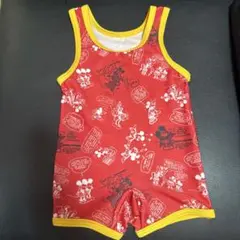 ミッキーマウス ベビー水着 赤