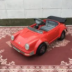 トシマ製 ■ ポルシェ 911 ターボ 子供用玩具 ペダルカー