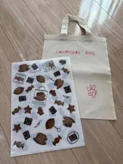 ニコレシピ　クリアファイル　トートバッグ　セット　スタンプフェスティバル