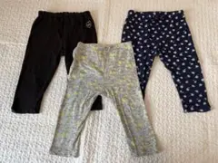 キッズボトムス3点セット 110サイズ　七分丈