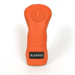 ゴルフ UT用 ヘッドカバー BLENDED オレンジ 新品 ユーティリティ