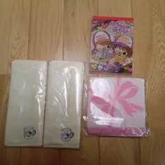 牛デザインタオル2枚とJILLSTUARTタオルセット
