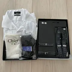 【超美品】CORTECCI ITALY 結婚式 新郎用 ワイシャツ 小物セット