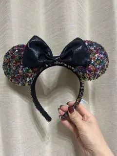 ディズニーリゾート　カチューシャ　スパンコール