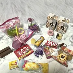 お菓子　ミニチュア　ガチャ　セット