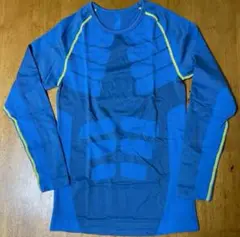 【2】メンズ L Tシャツ トレーニングウェア スポーツ 青 アウトドア 夏