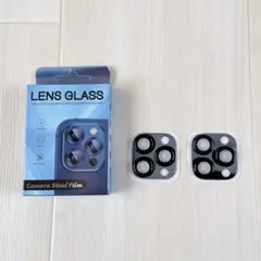 iPhone 15 Pro カメラフィルム ブラックチタニウム 2枚セット