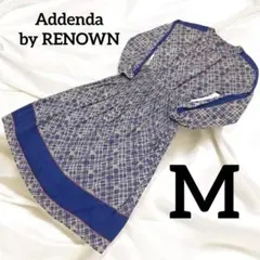 Addenda by RENOWN 9 ロングワンピース　ネイビー　上品　可愛い