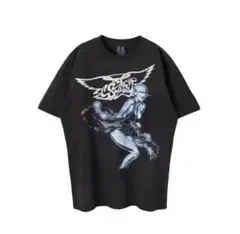 エアロスミス Tシャツ Lサイズ 新品 ヴィンテージ ロック バンド 古着
