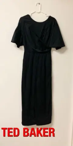 TED BAKER♪デザイン◎ブラック 綺麗め♪オールインワン ジャンプスーツ