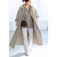 【美品♡】IENA MANTECO PURE ダブルフェイス ステンカラーコート