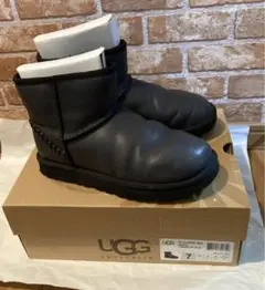 UGG アグオーストラリア24.0cmWクラシックミニ デコ 箱・内包装付
