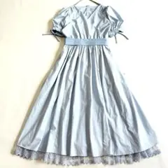 【美品】アリーム　ウェンディ　カシュクールワンピース　リボン　レース