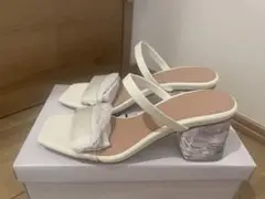 ALEXIA STAM ホワイトサンダル Mサイズ