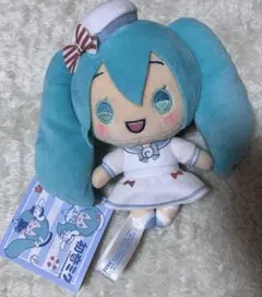 初音ミク×シナモロール　ぬいぐるみ　マリンスタイル