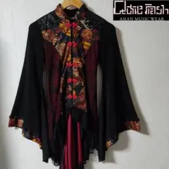 キューティーフラッシュ QutieFrash 和柄 着物 チュニック 総柄 月