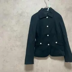 ロペ　ROPE シャツジャケット　ブラック　タイト　長袖　M